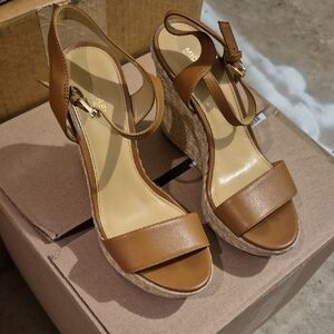 Michael Kors Brown Platform Sandals